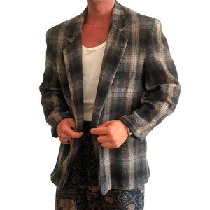 Flannel Casual Men's Blazer